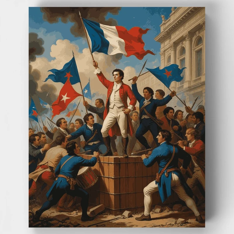 French Revolution Rally - Paint by Numbers Kit