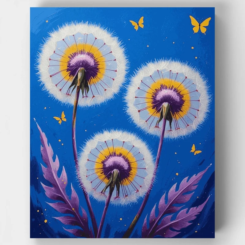 Magical Dandelion Dreams - Paint by Numbers Kit