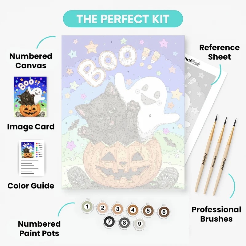 Boo - Paint by Numbers Kit