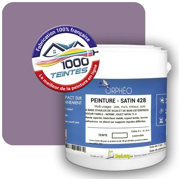 Peinture Anticorrosion Natura Orphéo® Les Violets (Mille Teintes E15-54) Intérieur/Extérieur SATIN