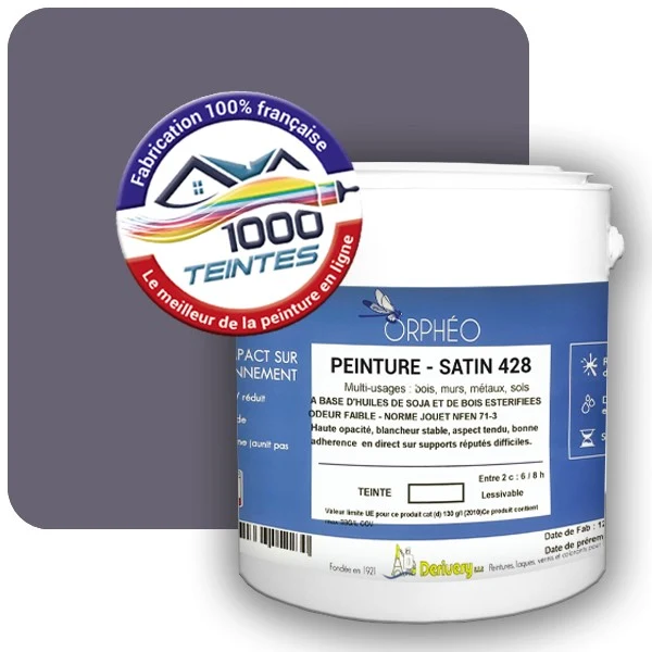 Peinture Anticorrosion Natura Orphéo® Les Violets (Mille Teintes E15-39) Intérieur/Extérieur SATIN