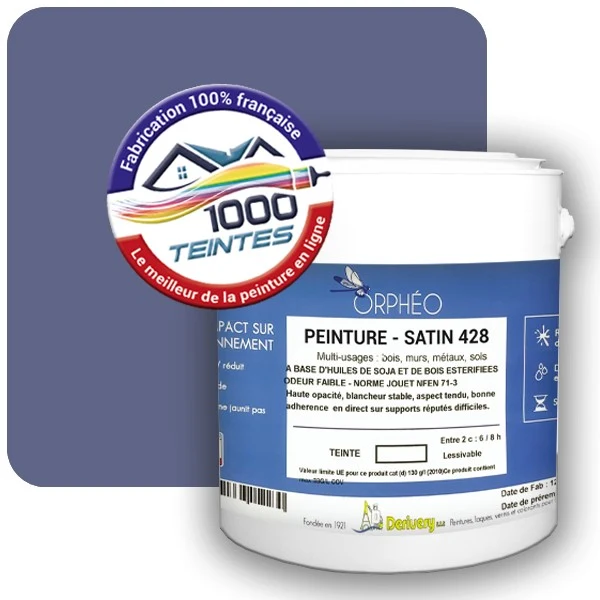 Peinture Anticorrosion Natura Orphéo® Les Violets (Mille Teintes E15-15) Intérieur/Extérieur SATIN