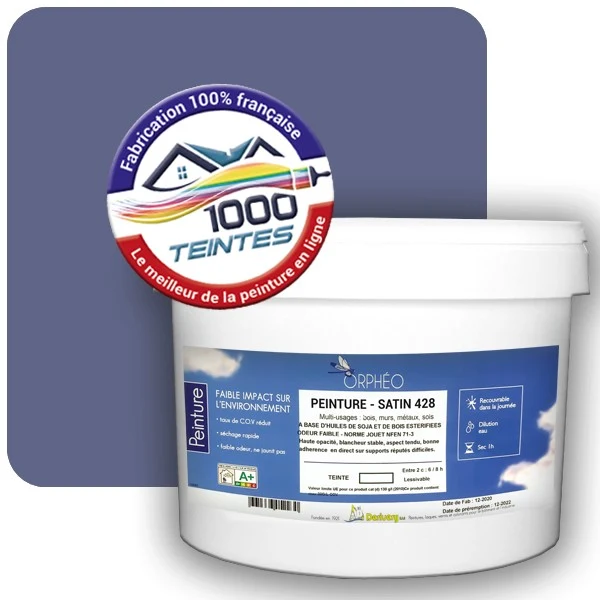 Peinture Anticorrosion Natura Orphéo® Les Violets (Mille Teintes E15-15) Intérieur/Extérieur SATIN