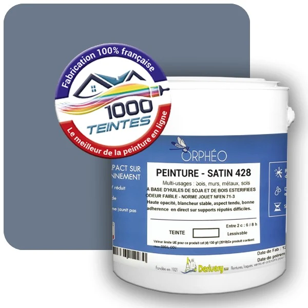 Peinture Anticorrosion Natura Orphéo® Les Bleus (Mille Teintes E14-59) Intérieur/Extérieur SATIN