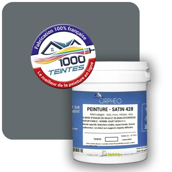 Peinture Anticorrosion Natura Orphéo® Les Bleus (Mille Teintes E14-19) Intérieur/Extérieur SATIN
