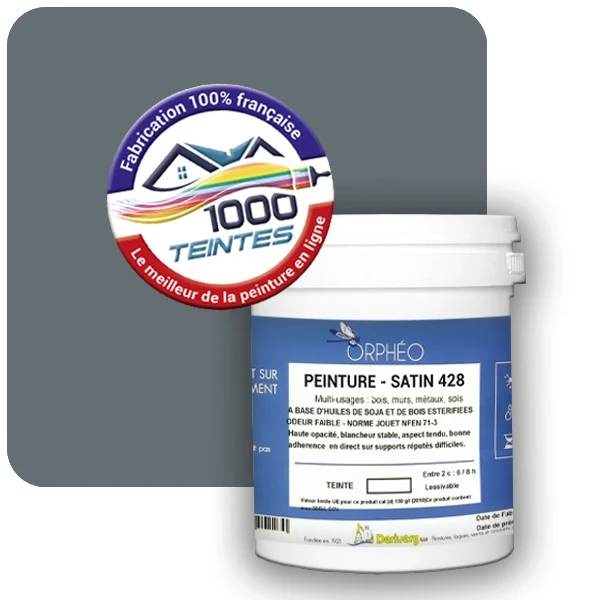Peinture Anticorrosion Natura Orphéo® Les Bleus (Mille Teintes E14-18) Intérieur/Extérieur SATIN