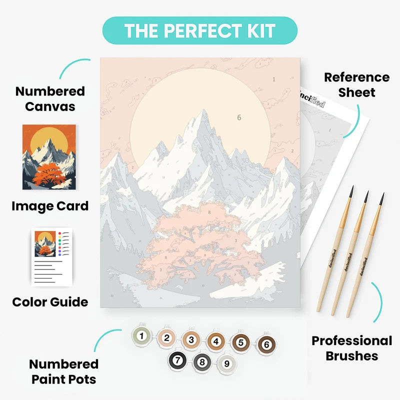 Sagarmatha National Park - Paint by Numbers Kit