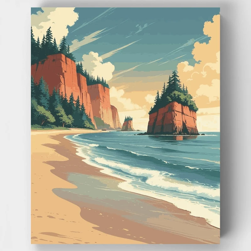 Olympic National Park - Paint by Numbers Kit
