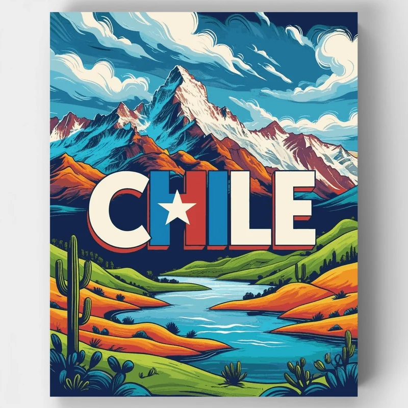 Chile - Paint by Numbers Kit
