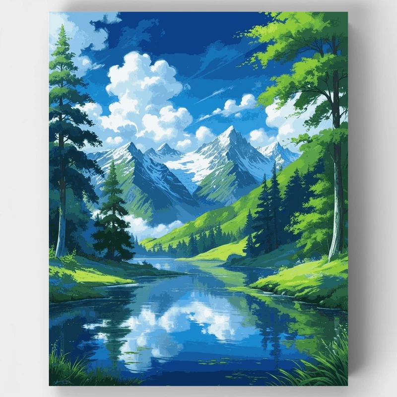 Grand Teton National Park - Paint by Numbers Kit