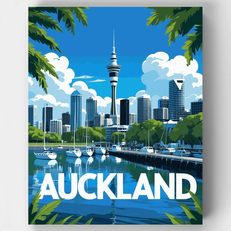 Auckland - Paint by Numbers Kit
