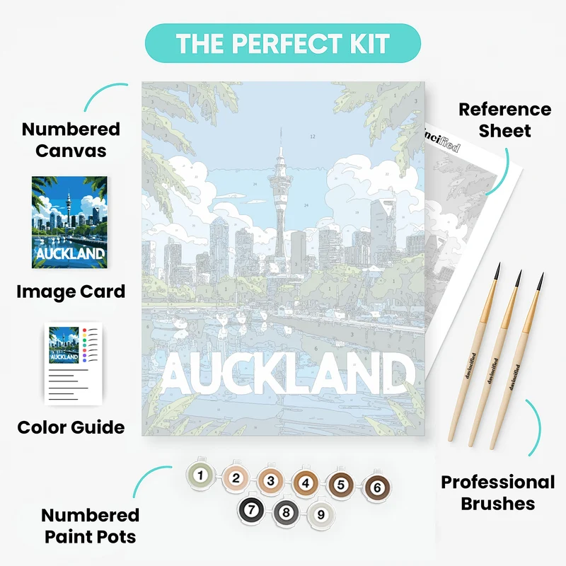 Auckland - Paint by Numbers Kit