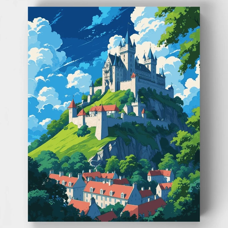 Edinburgh Castle - Paint by Numbers Kit
