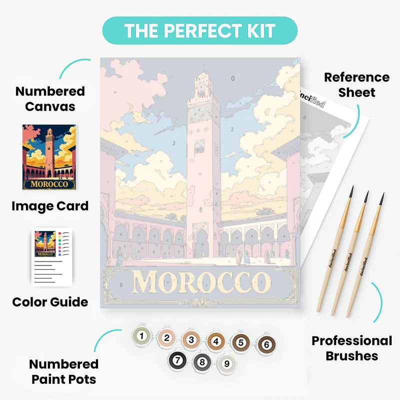 Morocco - Paint by Numbers Kit