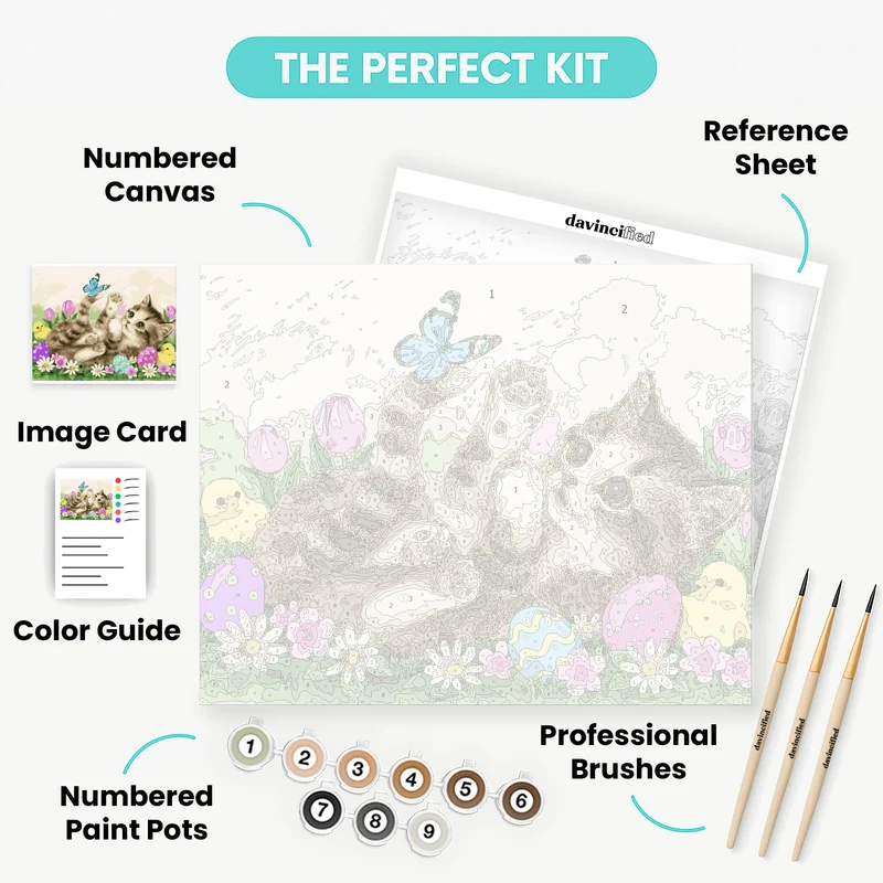 Easter Garden - Paint by Numbers Kit