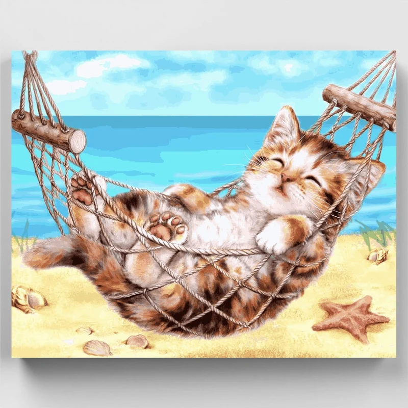 Beach Hammock - Paint by Numbers Kit