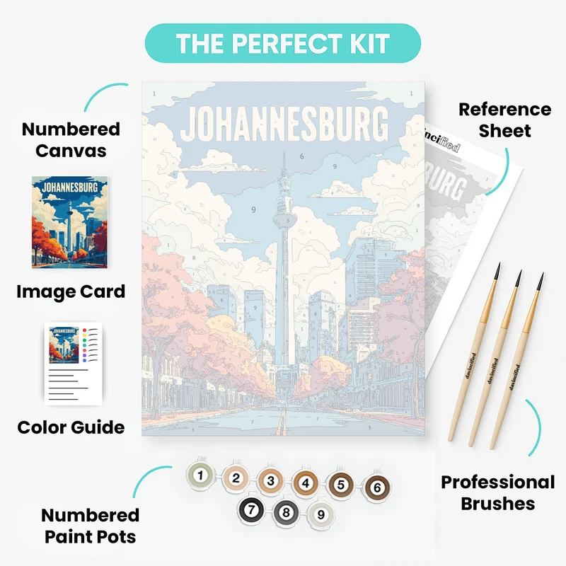 Johannesburg - Paint by Numbers Kit