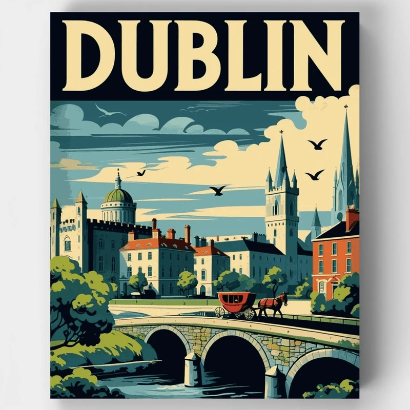 Dublin - Paint by Numbers Kit