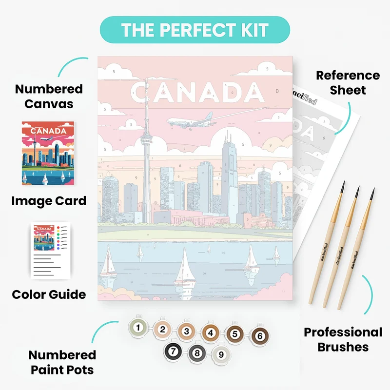 Canada - Paint by Numbers Kit