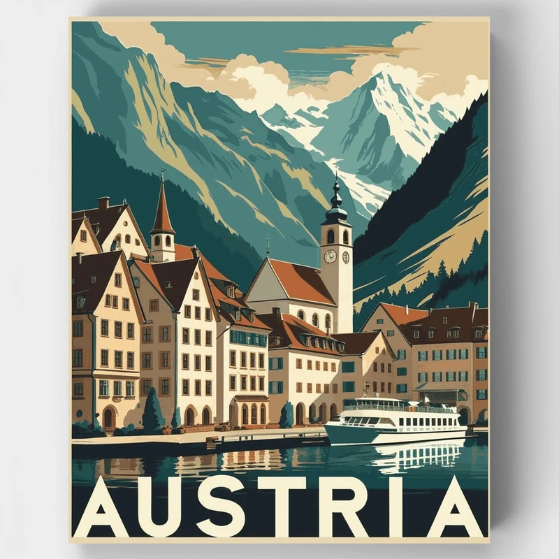Austria - Paint by Numbers Kit