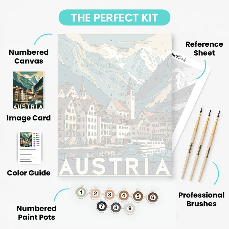 Austria - Paint by Numbers Kit