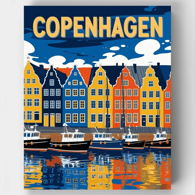 Copenhagen - Paint by Numbers Kit