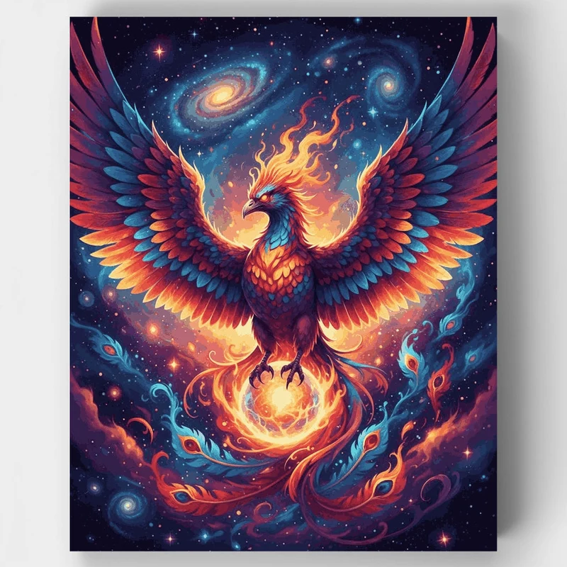 Galactic Phoenix - Paint by Numbers Kit