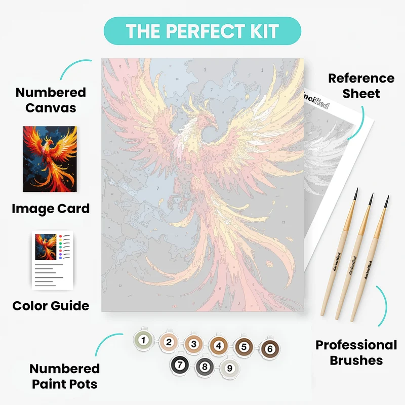 Phoenix - Paint by Numbers Kit