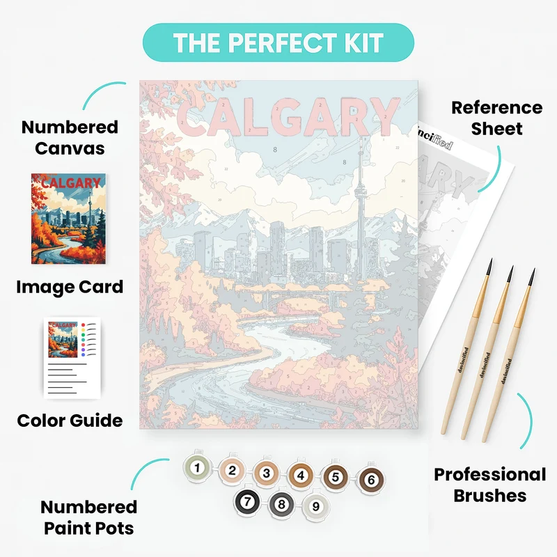 Calgary - Paint by Numbers Kit