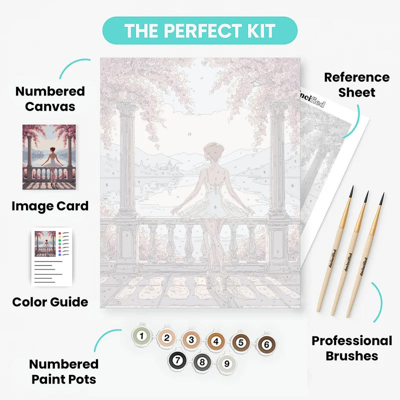 Ballerina by the Lake - Paint by Numbers Kit