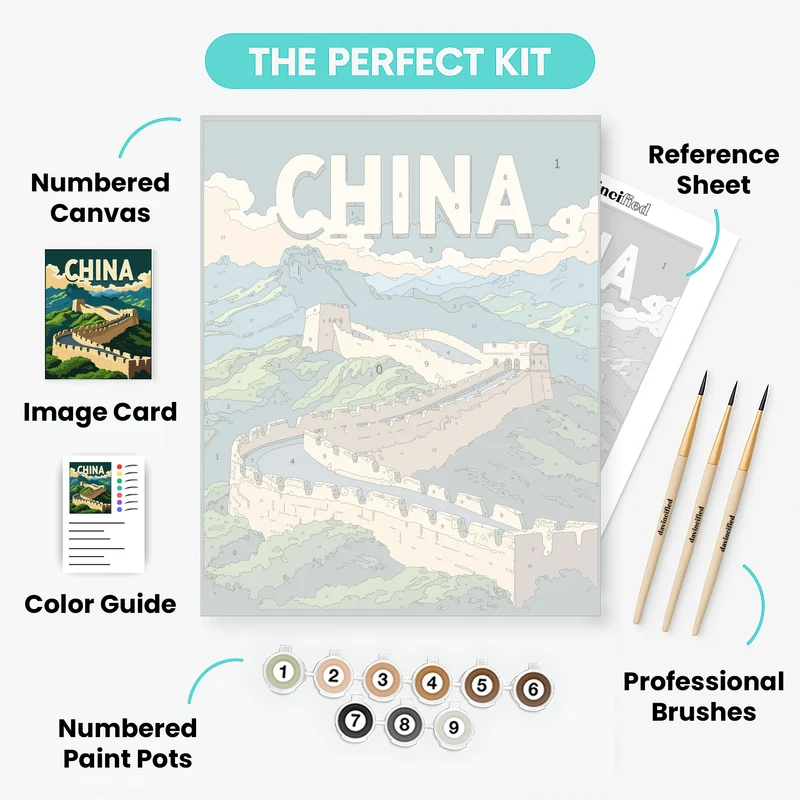 China - Paint by Numbers Kit