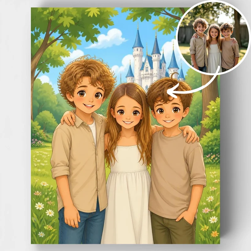 Fairy Tale Adventure - Custom Paint by Numbers Kit