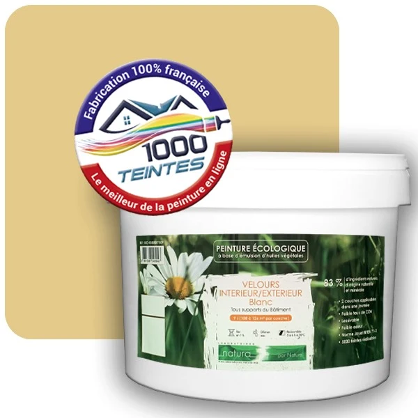Peinture Natura Tassili® Les Jaunes (Mille Teintes E6-32) Intérieur/Extérieur VELOURS