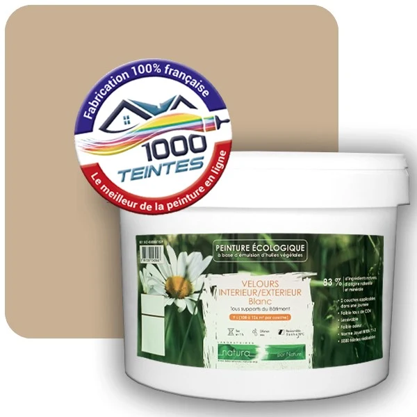 Peinture Natura Tassili® Les Bruns (Mille Teintes E5-57) Intérieur/Extérieur VELOURS