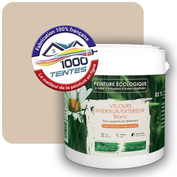 Peinture Natura Tassili® Les Bruns (Mille Teintes E5-56) Intérieur/Extérieur VELOURS