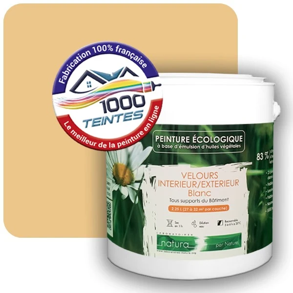 Peinture Natura Tassili® Les Bruns (Mille Teintes E5-48) Intérieur/Extérieur VELOURS