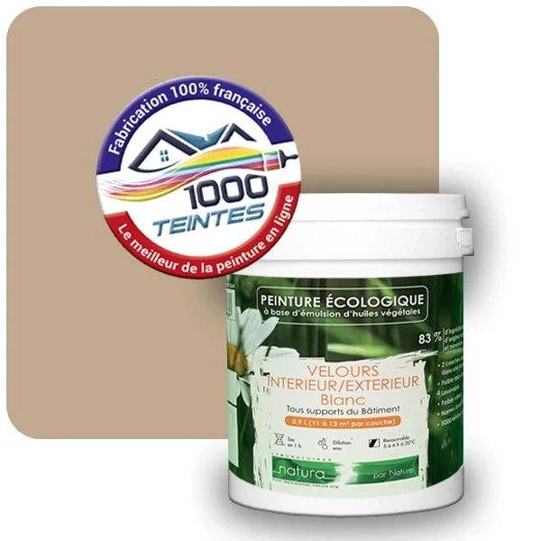Peinture Natura Tassili® Les Bruns (Mille Teintes E5-38) Intérieur/Extérieur VELOURS