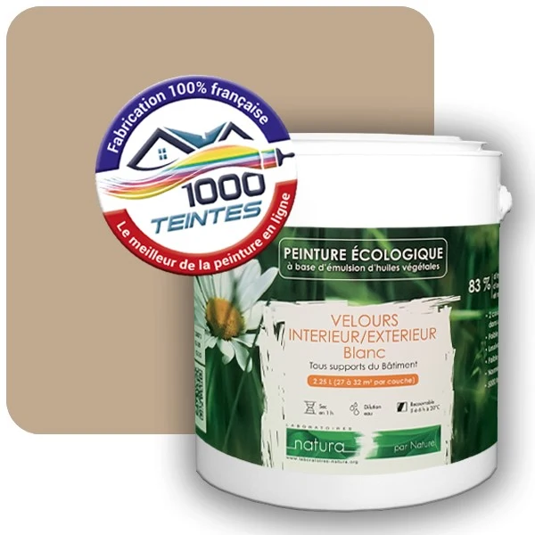 Peinture Natura Tassili® Les Bruns (Mille Teintes E5-38) Intérieur/Extérieur VELOURS