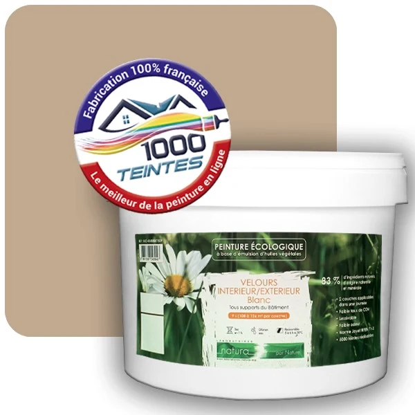 Peinture Natura Tassili® Les Bruns (Mille Teintes E5-38) Intérieur/Extérieur VELOURS