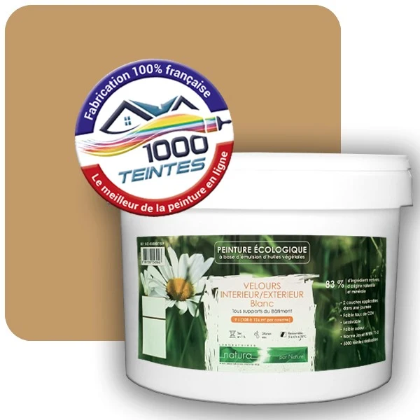 Peinture Natura Tassili® Les Bruns (Mille Teintes E5-33) Intérieur/Extérieur VELOURS