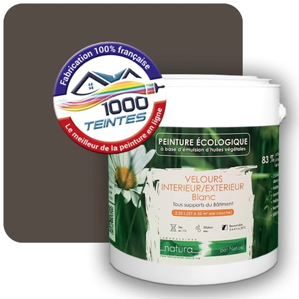 Peinture Natura Tassili® Les Bruns (Mille Teintes E5-20) Intérieur/Extérieur VELOURS