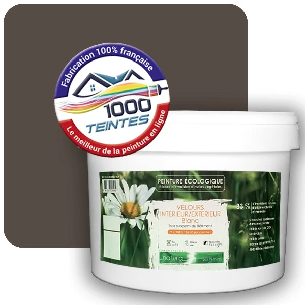 Peinture Natura Tassili® Les Bruns (Mille Teintes E5-20) Intérieur/Extérieur VELOURS