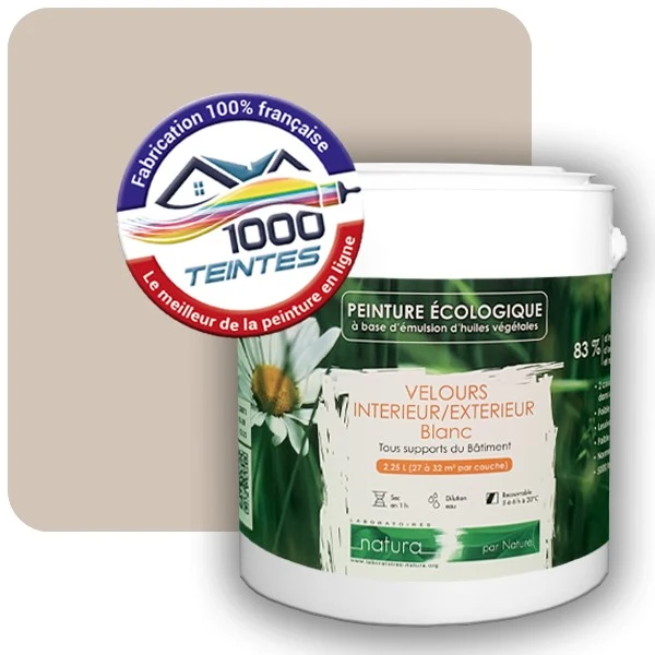 Peinture Natura Tassili® Les Bruns (Mille Teintes E5-17) Intérieur/Extérieur VELOURS