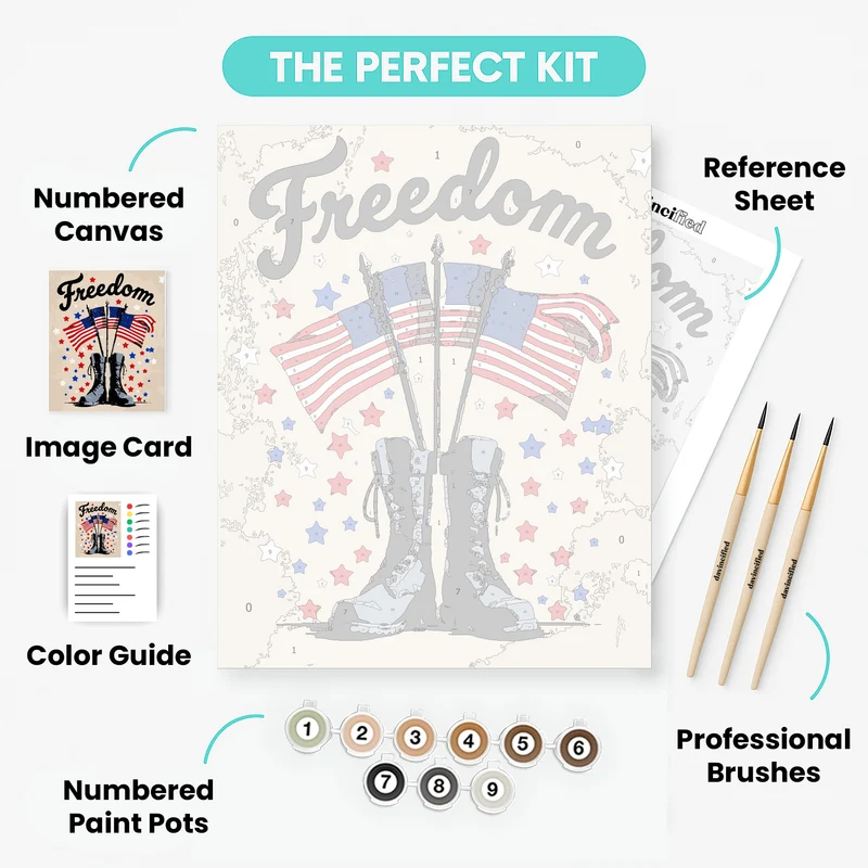 Freedom - Paint by Numbers Kit