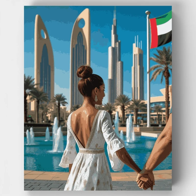 Dubai Romance - Paint by Numbers Kit