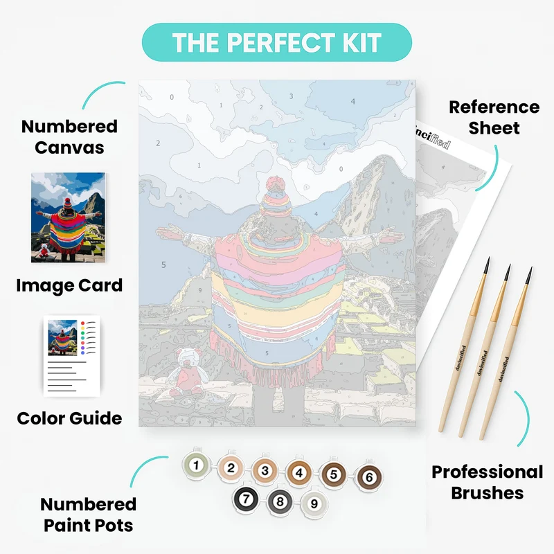 Machu Picchu Adventure - Paint by Numbers Kit