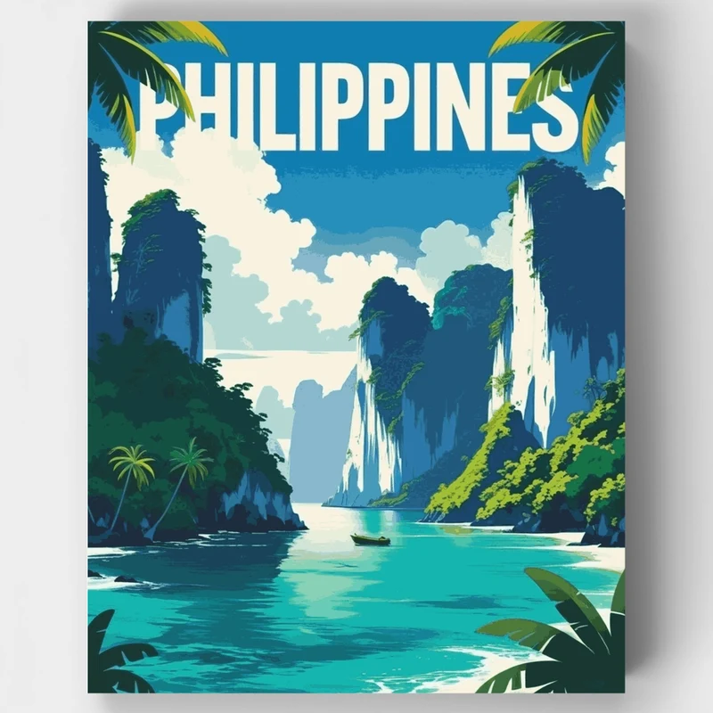 Philippines - Paint by Numbers Kit