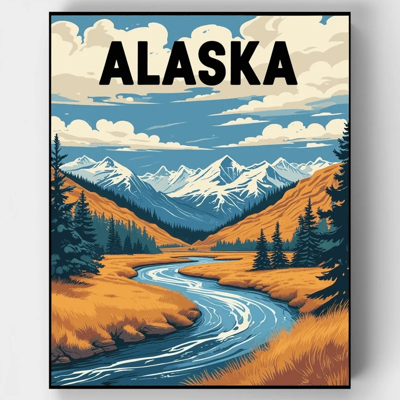 Alaska - Paint by Numbers Kit