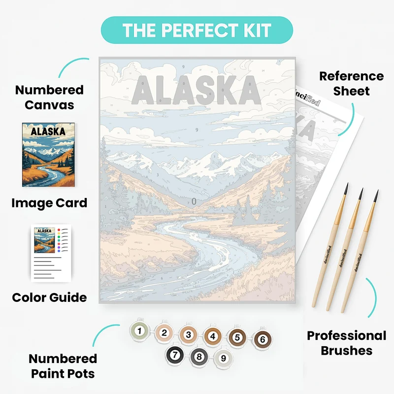 Alaska - Paint by Numbers Kit