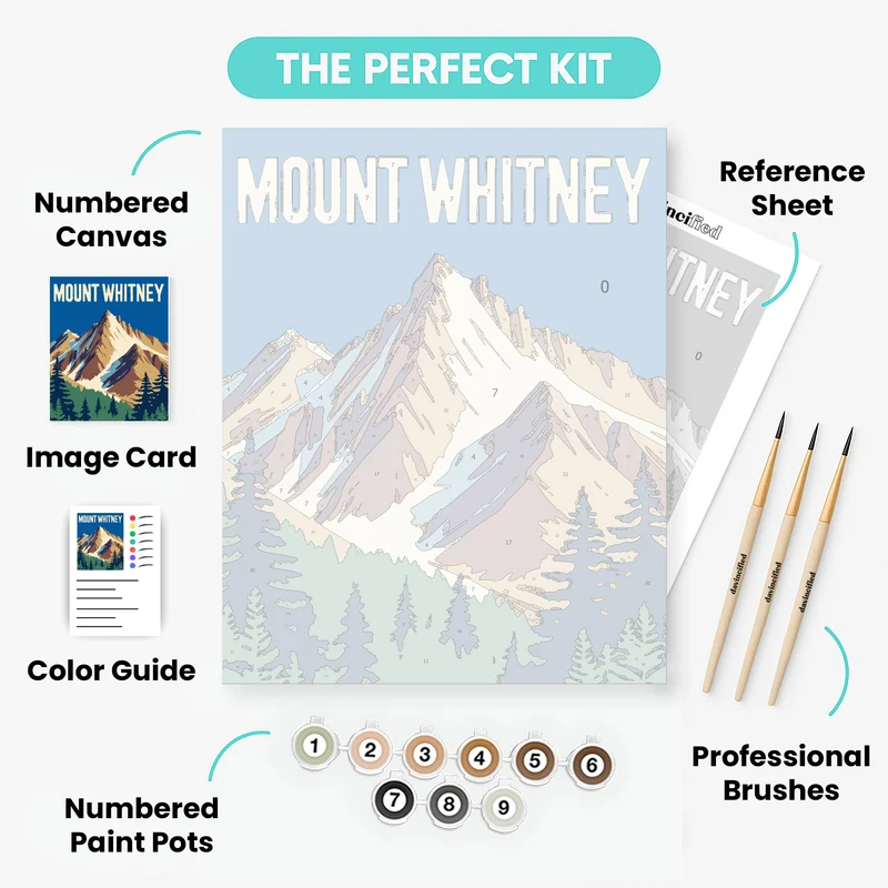 Mount Whitney - Paint by Numbers Kit